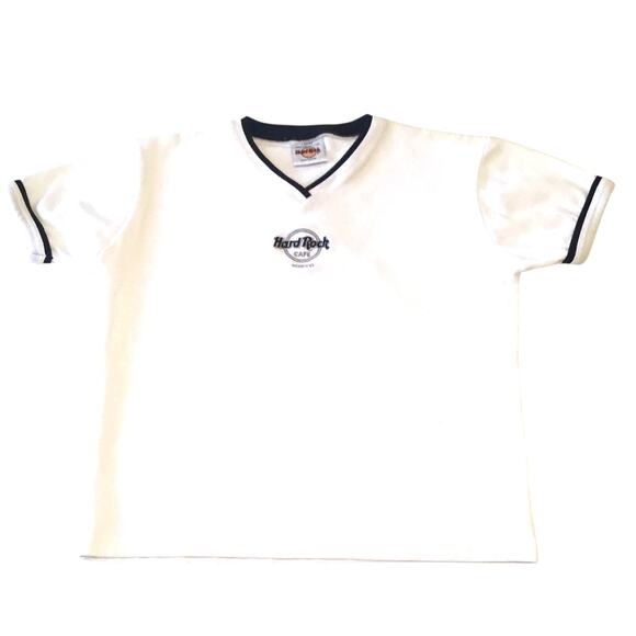 Hard Rock Cafe Toyko V-Neck Size Junior Large Top - Picture 5 of 6